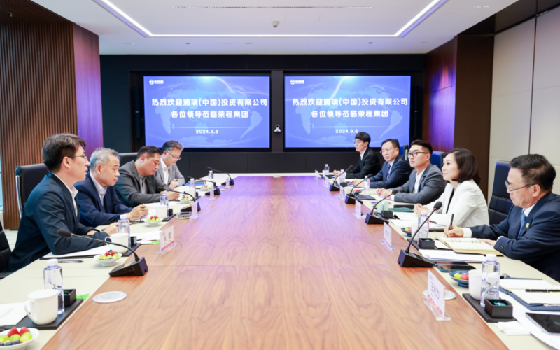 浦項（中國）投資有限公司董事長、總經(jīng)理宋容三到榮程集團座談交流